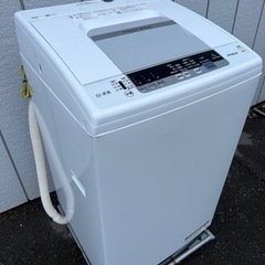 □日立 2019年製 7.0kg 洗濯機 NW-R704□HITACHI 白い約束 全