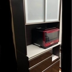 【ネット決済】10/20まで　美品　キッチンボード　食器棚　アル...