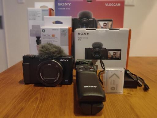 【配送可能】SONY VLOGCAM ZV-1G シューティンググリップキット