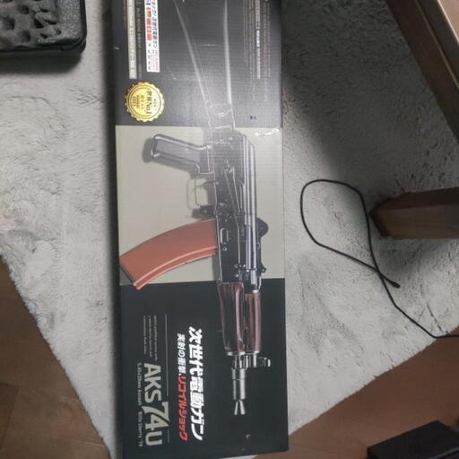 電動エアガン　AKS74U 中古　2回使用　作動問題なし