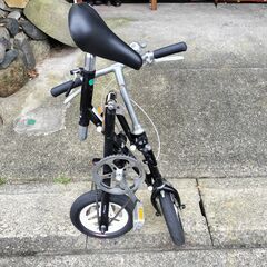 名車！ 12インチ折りたたみ ブリヂストン トランジットコンパクト ブラック