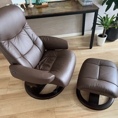 シモンズ正規品 1人がけチェア＋オットマン