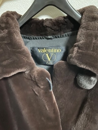 VALENTINO ファーコート ブラウン | foxvalcourier.pe