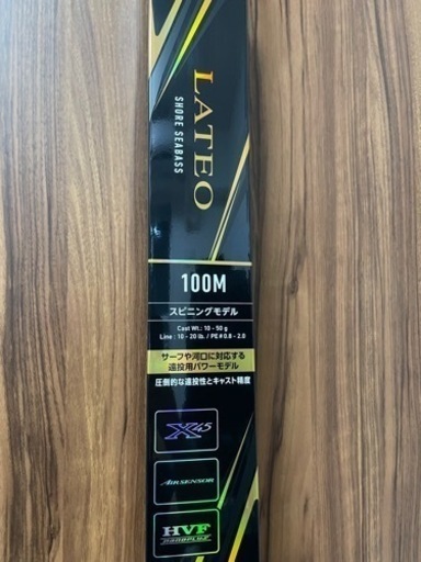 美品 ダイワラテオR100M スピニングロッド シーバス ヒラメ サーフ ...