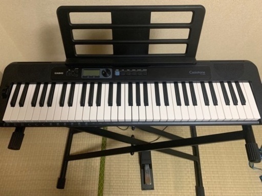 Casiotone(CT-S300)2019年製、カシオ製フットペダル、スタンド3点
