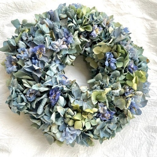 紫陽花リース あじさいリース