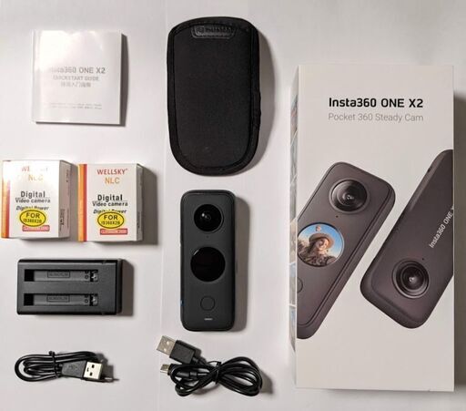 新品未使用　Insta360 ONE X2　ガラスコーティング施工済