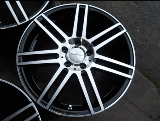 アウディ、ベンツにも使えるホイール4本セット 7072062)社外アルミ