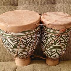 トバイラ　ダルボカ　ボンゴ　打楽器　モロッコ　陶器