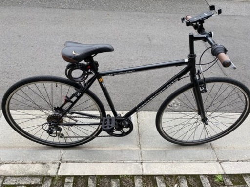 6段変速クロスバイク(スマホホルダー、鍵付き)⚠️9月23日まで