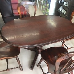 美原店　ダイニングセット　カリモク　チェア4脚