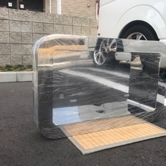 大型車　ナンバー枠　ブラケット付き