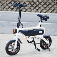電動バイク機能搭載♪コンパクトな折り畳み式の電動アシスト自転車 ...