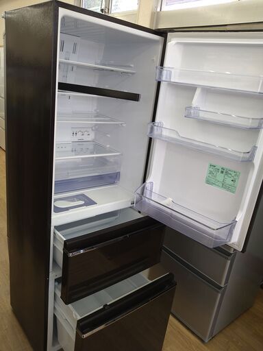 ★値下げしました★ MITSUBISHI 3ドア冷蔵庫　MR-CX37Ｆ 365L 年式2021 動作確認／クリーニング済み KJ878