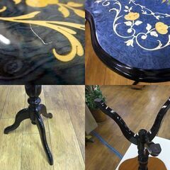 demain italy collection 花柄装飾のテーブル demain italy collection