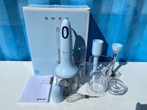 宇都宮でお買得な家電を探すなら『オトワリバース!』 ハンドブレンダー SMEG HBF02PBJP 年式不明 パステルブルー 中古美品