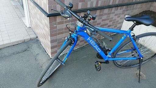 取引決定しました！防犯登録料込み！札幌市内配達無料。中古HEADクロス