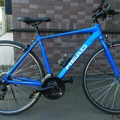 防犯登録料込み！札幌市内配達無料。中古380サイズクロスバイク ブラック！