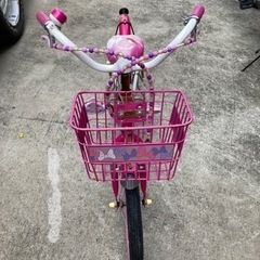 "受け渡し決定しました"女児用自転車【ジャンク】 - 自転車