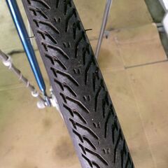 C214　限定特価　整備済み★ブリヂストン　ロココロイヤル　ベルト★ 中古自転車 【青　27インチ 】