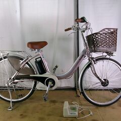 C219☆整備済み 中古電動自転車☆【Panasonic 軽量リチウムビビライト 