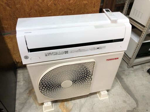 【動作保証あり】TOSHIBA 2021年 2.8kw 10畳用 ルームエアコン RAS-H281PKS【管理KR300】