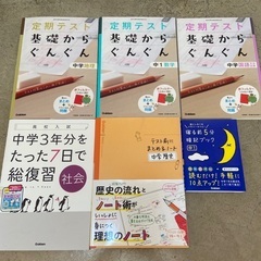 中学問題集　学研　6冊