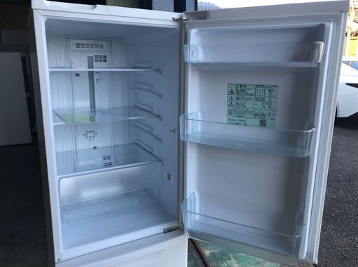 Panasonic 2ドア冷凍冷蔵庫 NR-B17CW-W 168L 2020年製 J09085