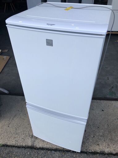 SHARPノンフロン冷凍冷蔵庫137L SJ-14E5-KW 2018年製 J09086