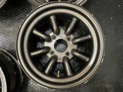 旧車ホイール ワタナベ タイプA 14インチ 4本 7J/6J4HPCD114.3約+6/約+18 希少　(VHH317) クレジットカード QRコード決済可能
