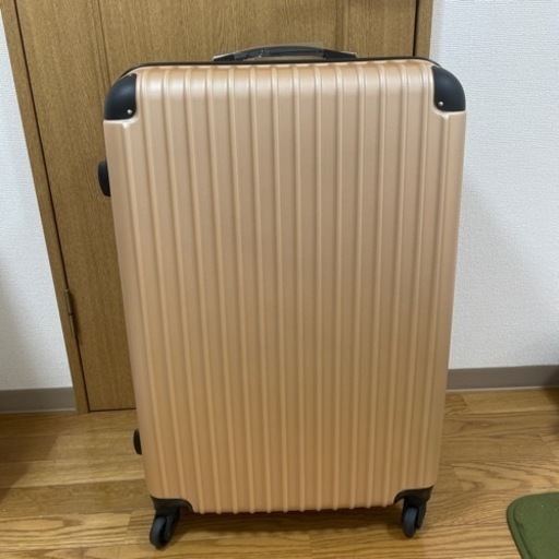 未使用品 キャリーケース Lサイズ  約90L ゴールド