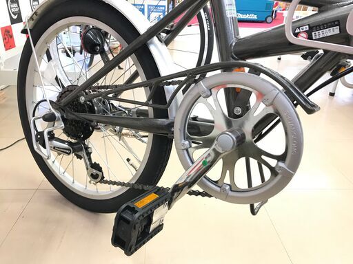 ✨カインズ　中古美品　2020年製　折り畳み自転車　オリーブグレー✨うるま市田場✨