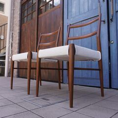 ACTUS(アクタス)で取り扱われていた飛騨の家具メーカーnissin(日進木工)のNatural Basic(ナチュラルベーシック)BSC-502 ナラ材 ダイニングチェア/カバーリング 2脚セットCI227