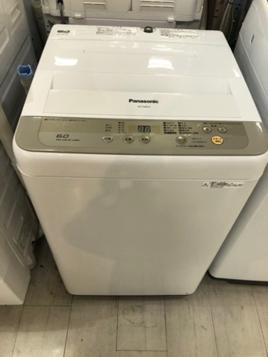 Panasonic 6.0kg 洗濯機 2017年製【地域限定配送無料】-