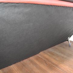 【ヤ取終了9/25】≪y401≫極美品 ミューズⅡ 2ピース 3人掛け L字 シェーズロング/カウチソファ クッション付き 革/レザー 40917-06