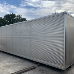 No.653 アルミバン 10ｔ 車 大型  アルミ 箱 バイク 倉庫 トラック コンテナ 米 保管庫 物置 DIY