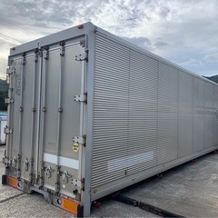 No.653 アルミバン 10ｔ 車 大型  アルミ 箱 バイク 倉庫 トラック コンテナ 米 保管庫 物置 DIY