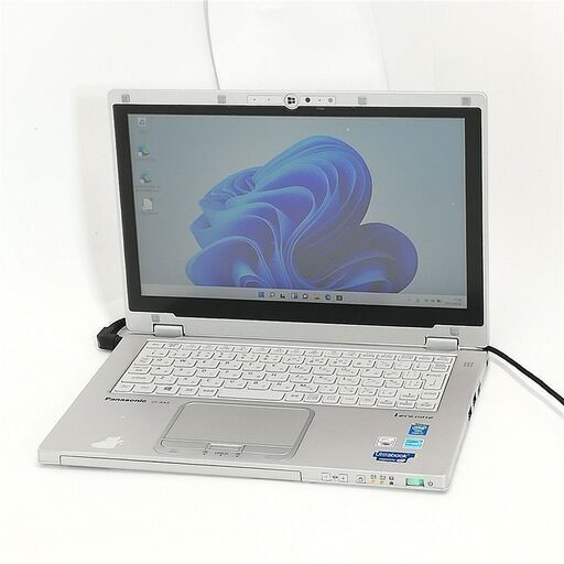 保証付 日本製 高速SSD タッチパネル ノートパソコン Panasonic CF-AX3WEABR 中古良品 第4世代 Core i7 4GB 無線 Windows11 Office済