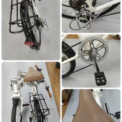 J005 使用感有り 折りたたみ自転車 simple style 6段変速 16インチ