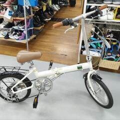 J005 使用感有り 折りたたみ自転車 simple style 6段変速 16インチ