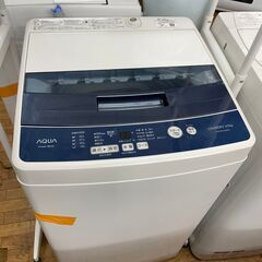 洗濯機　No.2704　アクア　2018年製　4.5kg　AQW...