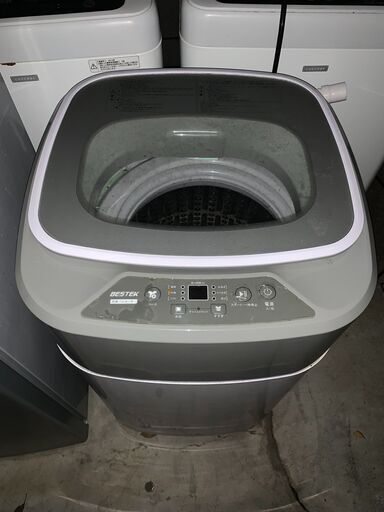 当日配送も可能です■都内近郊無料で配送、設置いたします■洗濯機 BESTEK 3.8キロ 2018年製■BES009