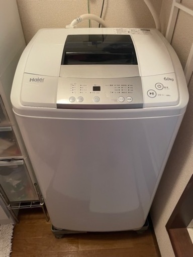 【最終値下げ】ハイアール　全自動洗濯機　6kg 2018年製