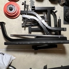 筋トレ！！ベンチプレスセット（ファイティングロードセーフティベンチプレス）