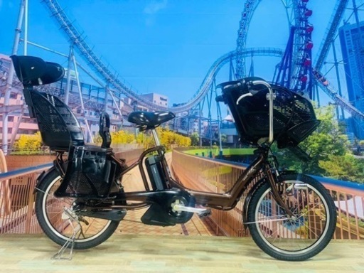 4398 新品長生き8.9A 新品日本製タイヤ　子供乗せ電動自転車　3ヶ月保証　ﾌﾞﾘｼﾞｽﾄﾝ