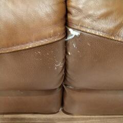 取り引き中。３人がけ電動オットマンソファー