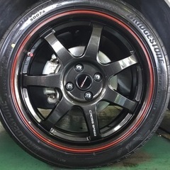 タイヤ付き／ホットスタッフ クロススピードＣＲ７ ホイール4本セット 16インチ