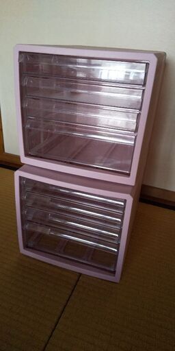 【お取引決まりました】4段引き出し書類ケース レターケース 2個セット