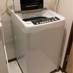 洗濯機　Hisense  5.5kg  2019年製