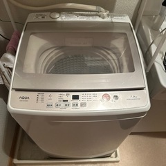 縦型洗濯機　2018年製　AQUA